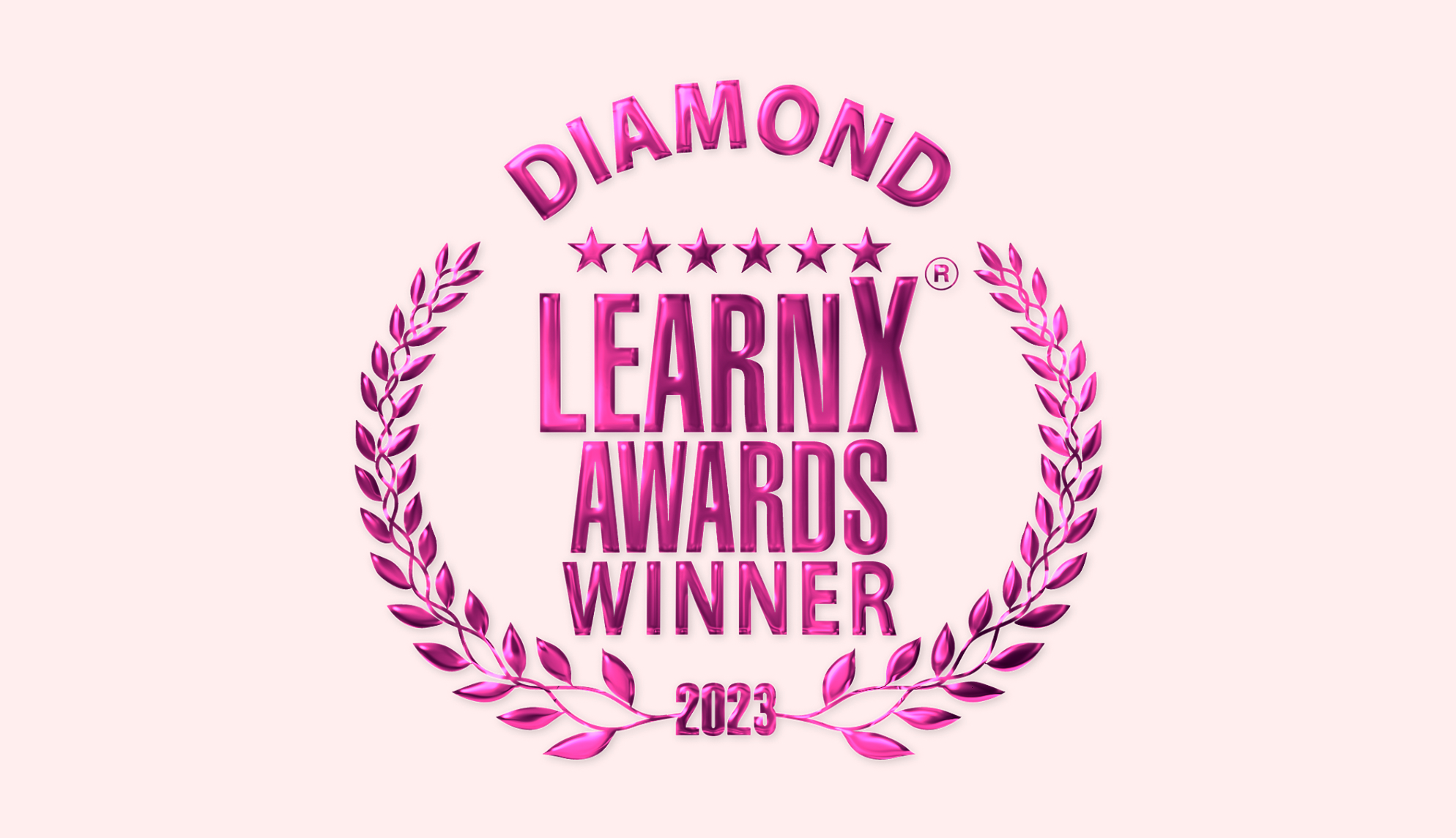 LearnX Awards 2025 Diamond award graphic